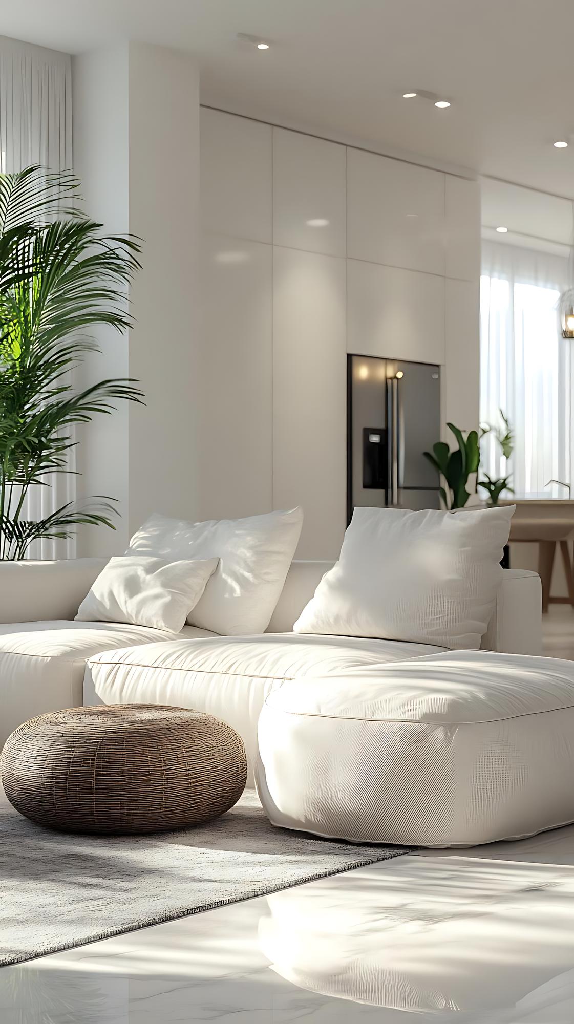 Living modern cu finisaje calitative